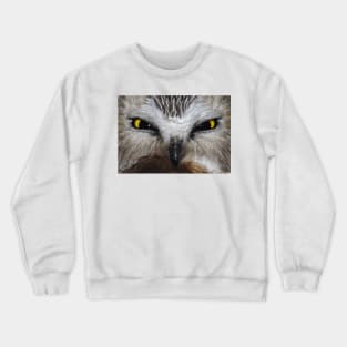 Saw-whet Owl...Saw-eeet! Crewneck Sweatshirt